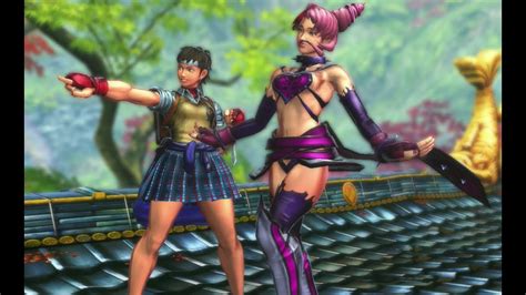 Street Fighter X Tekken Julia And Christie Vs Alisa And Sakura Swap