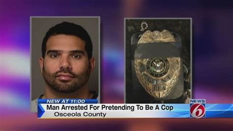 man arrested for pretending to be a cop