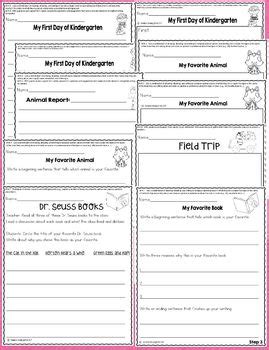 writing worksheets activities  kindergarten common core tpt