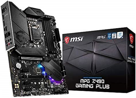 Msi Mpg Z490 Gaming Plus Motherboard Atx Lga1200 Ddr4 Lan Usb 32