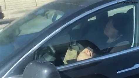 Video Appears To Show Tesla Driver Asleep At The Wheel On Interstate 5 In Southern California