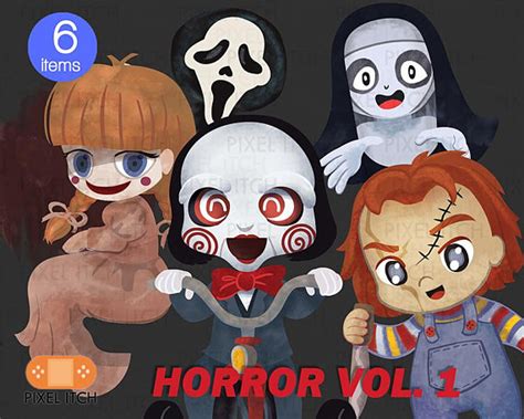 Okay and then the bear is holding a little doll and everything. Horror Clipart Halloween Clipart Horror illustration Scary
