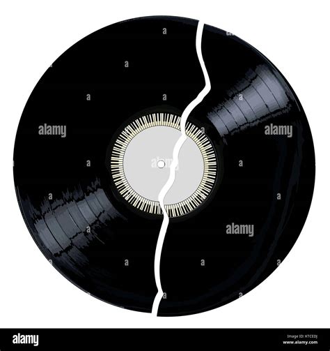 Broken Vinyl Record Hi Res Stock Photography And Images Alamy