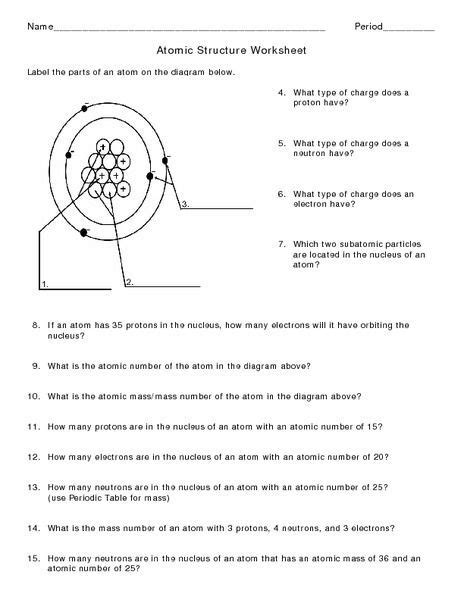 15) which component of atomic structure was inadequately explained by the rutherford model? Chemistry 1 Worksheet Classification Of Matter and Changes ...