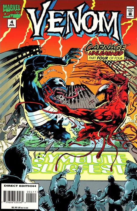 Venom Carnage Unleashed 4 A Jul 1995 Comic Book By Marvel