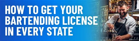 Bartending License Become A Licensed Bartender Online