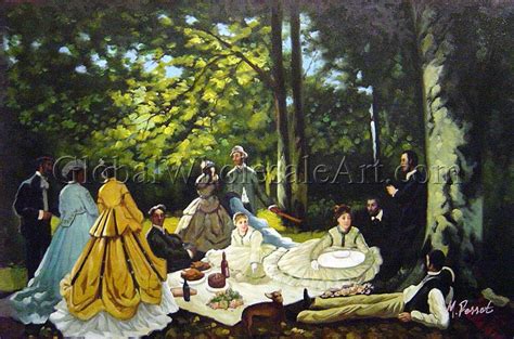 Maybe you would like to learn more about one of these? Claude Monet - Luncheon On The Grass - Oil Paintings on Canvas