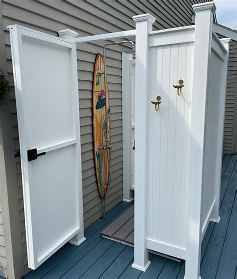 Installs Ideas For Outdoor Showers Cape Cod Outdoor Shower Kits
