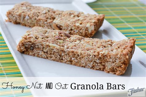 Honey Nut And Oat Granola Bars Simply Being Mommy