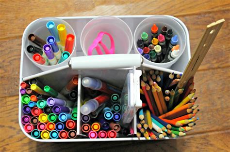 How To Organize Children's Art Supplies - Ashley Nicole