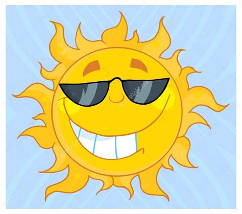 Smiling Sun Cartoon Character Stock Vector Image By ©hittoon 61070407