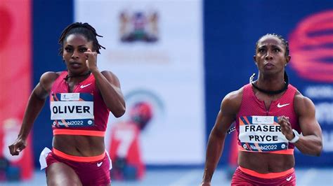 Athlétisme Fraser Pryce Meilleur Performeuse Mondiale De Lannée En 1067 Sur 100 M à Nairobi