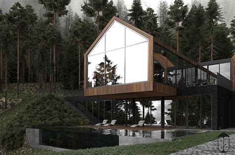 Architecture Design Contemporary Style Homes Forest House Dream
