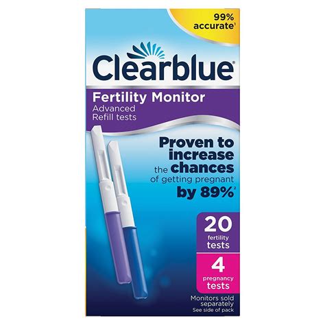 Clearblue Advanced Fertility Monitor Tests 20 Fertility Tests And 4