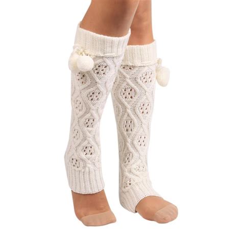 Leg Warmers Winter Wool Leg Warmers Womens Boots Socks Boots Thick