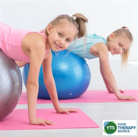 Pediatric Core Strengthening Exercises Using A Therapy Ball Your