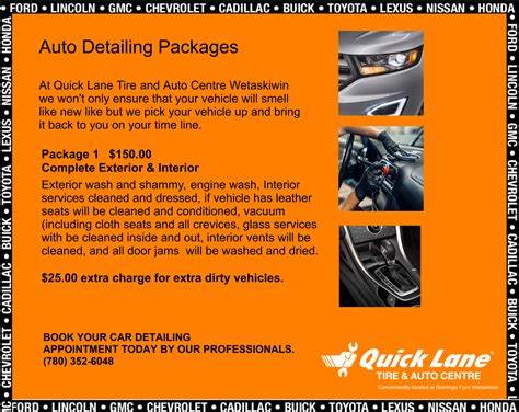 Specials - Car Detailing Package 1 - Brentridge Ford Wetaskiwin