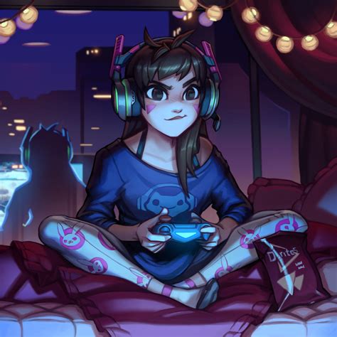 2048x2048 Dva Overwatch Cute Artwork Ipad Air Wallpaper Hd Games 4k