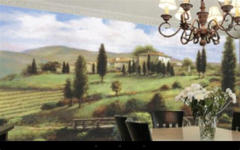 Tuscan Landscape Mural Tuscan Landscaping Wall Murals Mural