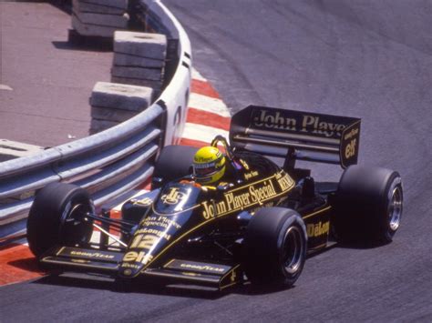 Formula 1 Ayrton Senna Lotus Renault 98t 1986 Monaco Gp
