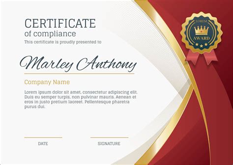 Certificate Design Templates Download Free Powerpoint Printable Templates