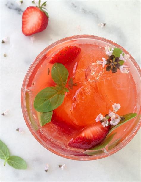 Strawberry Basil Lemonade Recipe Video Ciao Florentina