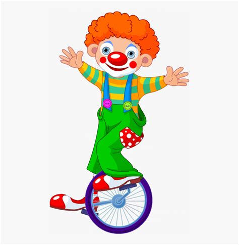 Circus Clown Circus Theme Cycle Drawing House Silhouette Music