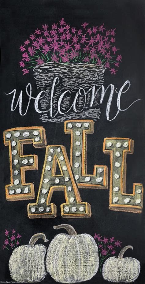 New Fall Chalkboard Art Free Printable Less Than Perfect Life Of Bliss