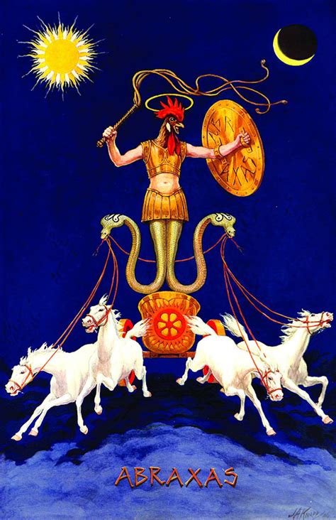 Abraxas A Gnostic Pantheos Masonic Poster 11 X 17 Tme Art P 00030