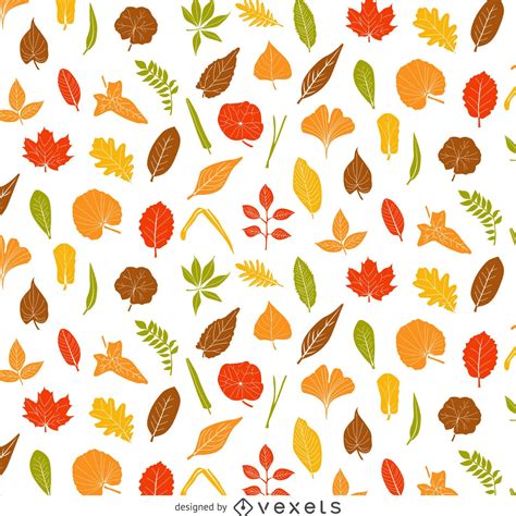 Autumn Leaves Pattern Vector Download