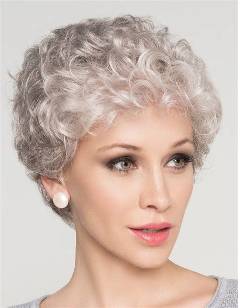 Curly Short Gray Hairstyles