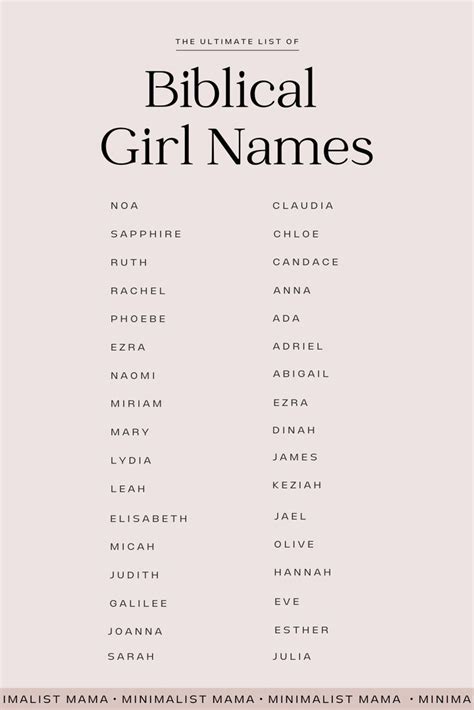 Pretty Biblical Girl Names Cute Christian Baby Names For Girls