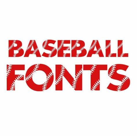 Free do not give up svg file. Baseball Softball 2 Cuttable Svg Monogram Font by CuttableSVG