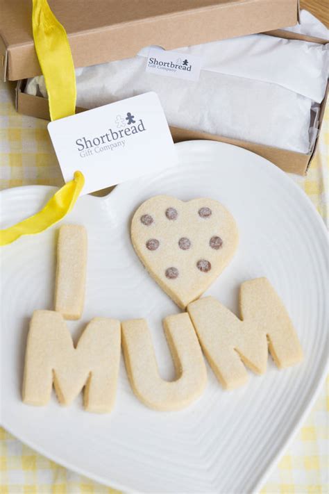 Mothers Day I Love Mum Shortbread Biscuits By Shortbread T Company