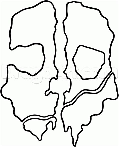 Call Of Duty Ghost Skull Drawing Clip Art Library
