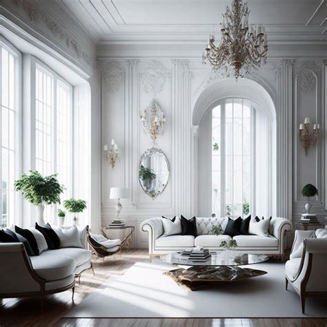 Premium Ai Image Luxury Rich Living Room Interior Design With Elegant