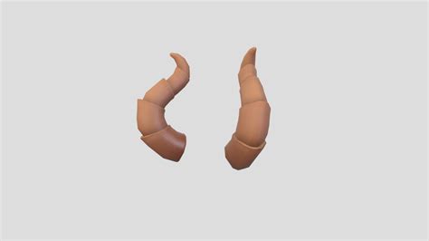 Demon Horn 2 Buy Royalty Free 3d Model By Bariacg 018bae5 Sketchfab Store