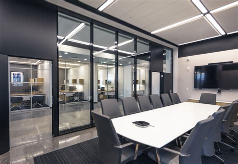 Modernfoldstyles Showroom Large Conference Room Glass Walls And
