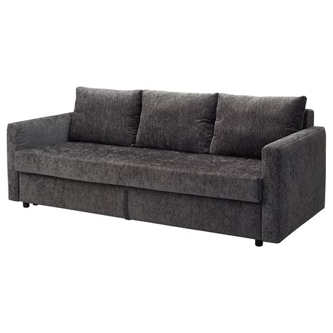 Friheten Skiftebo Dark Grey Three Seat Sofa Bed Ikea