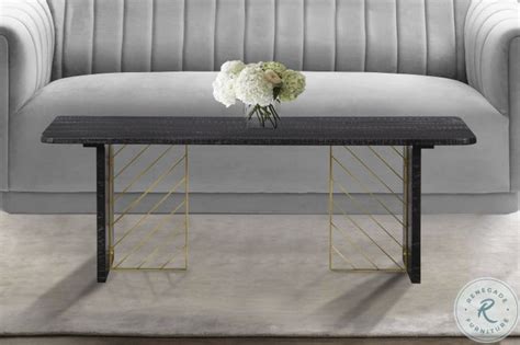 With sophisticated minimalist style, the monaco coffee table is versatile for placement indoors or out. Monaco Black Wood Coffee Table from Armen Living | Coleman ...