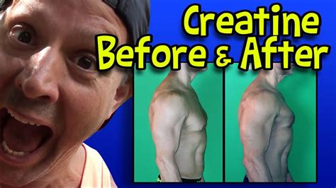 Creatine Before And After 1 Month Creatine Transformation Youtube