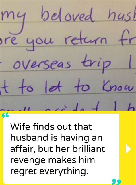 Wife Finds Out That Husband Is Having An Affair But Her Brilliant Revenge Makes Him Regret