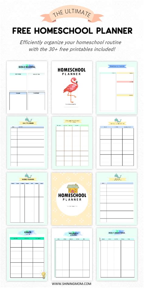 It's honestly one of my favorite aspects of homeschooling. The Ultimate FREE Homeschool Planner: 30+ Amazing Printables!