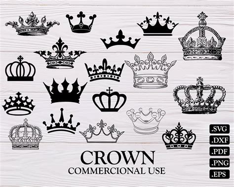 Crown Cliparts For Commercial Use In Svt Eps And Png Files