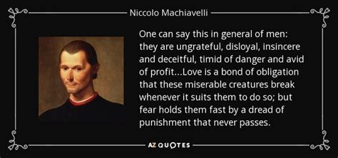 What Is The Criticism On The Concept Of Human Nature By Machiavelli