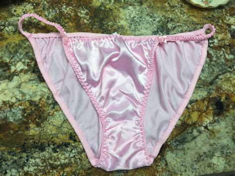 Pink Satin String Bikini Panties Online Sale Up To 67 Off