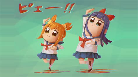 994577 Poputepipikku Minimalism Anime Girls Pipimi Popuko Rare