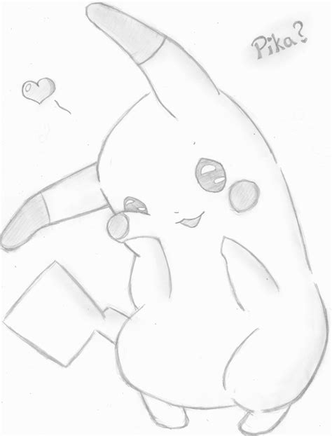 Baby Pikachu Drawing At Getdrawings Free Download