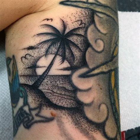 Top 113 Beach Tattoo Ideas [2021 Inspiration Guide] Tattoos For Guys Beach Tattoo Rose