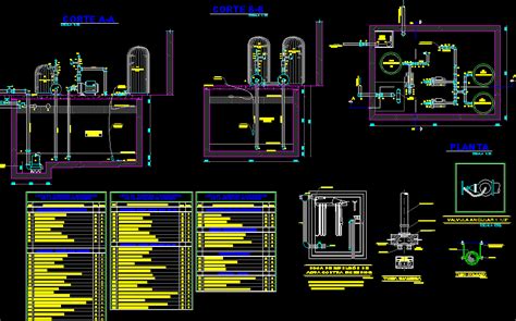 Pumping Station Dwg Section For Autocad Designs Cad